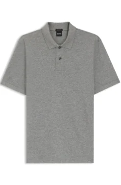 Pallas polo shirt in cotton piqué with embroidered logo