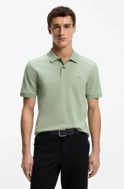 Pallas polo shirt in cotton piqué with embroidered logo