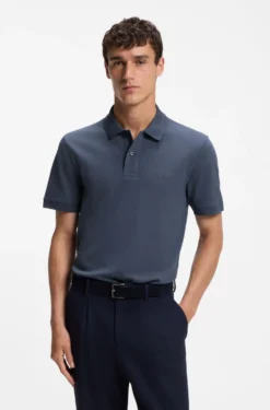 Pallas polo shirt in cotton piqué with embroidered logo