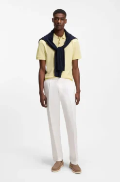 Pallas polo shirt in cotton piqué with embroidered logo