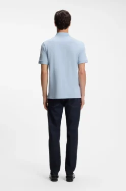 Pallas polo shirt in cotton piqué with embroidered logo