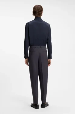 Performance regular-fit shirt with micro pattern