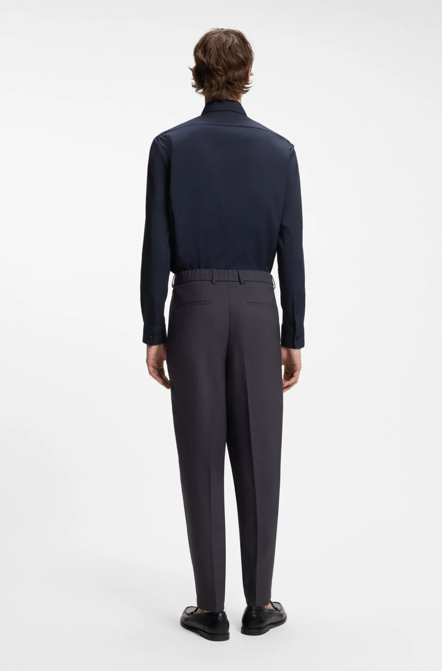 Performance regular-fit shirt with micro pattern