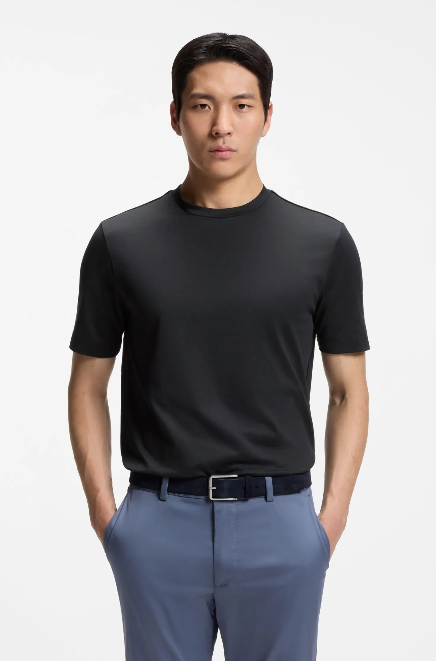 Performance T-shirt in a cotton blend