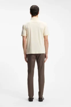 Polo shirt in mercerised cotton