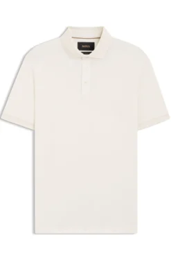 Polo shirt in mercerised cotton