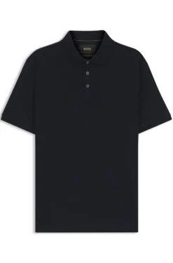 Polo shirt in mercerised cotton
