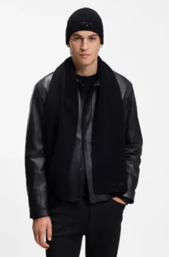 Porsche x BOSS beanie hat with Pasha check