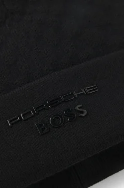 Porsche x BOSS beanie hat with Pasha check