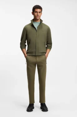 Porsche x BOSS hybrid jacket with silk