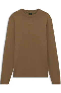 Porsche x BOSS long-sleeved T-shirt with gloss logo