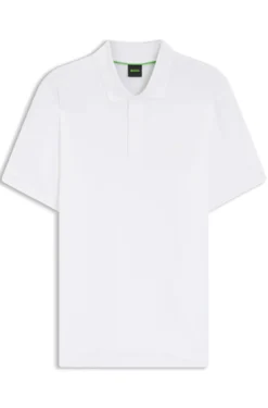 Porsche x BOSS polo shirt in mercerised cotton