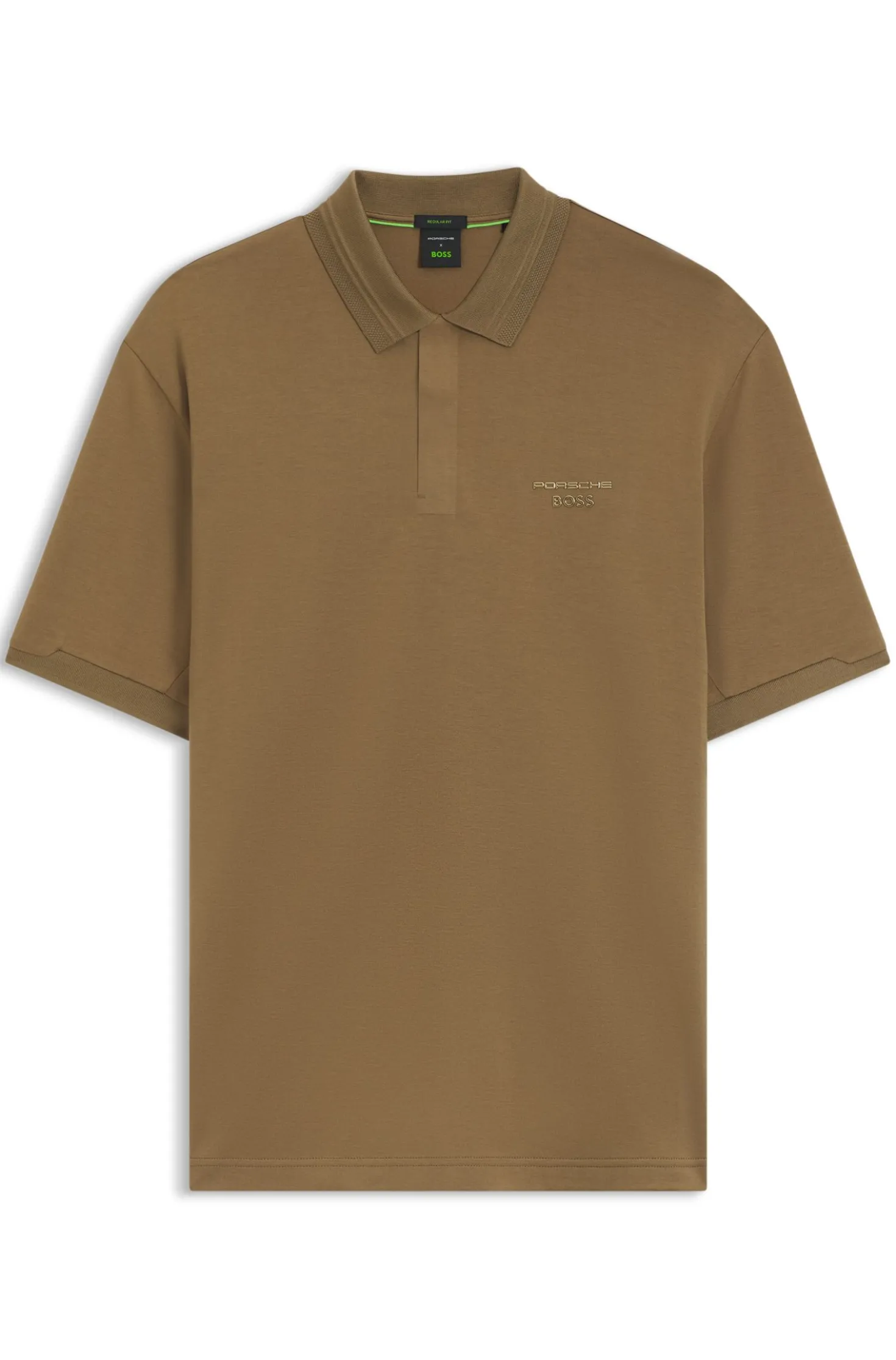 Porsche x BOSS polo shirt with gloss branding