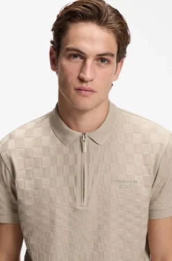 Porsche x BOSS polo shirt with Pasha pattern