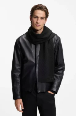 Porsche x BOSS scarf with Pasha check