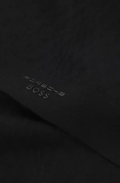 Porsche x BOSS scarf with Pasha check