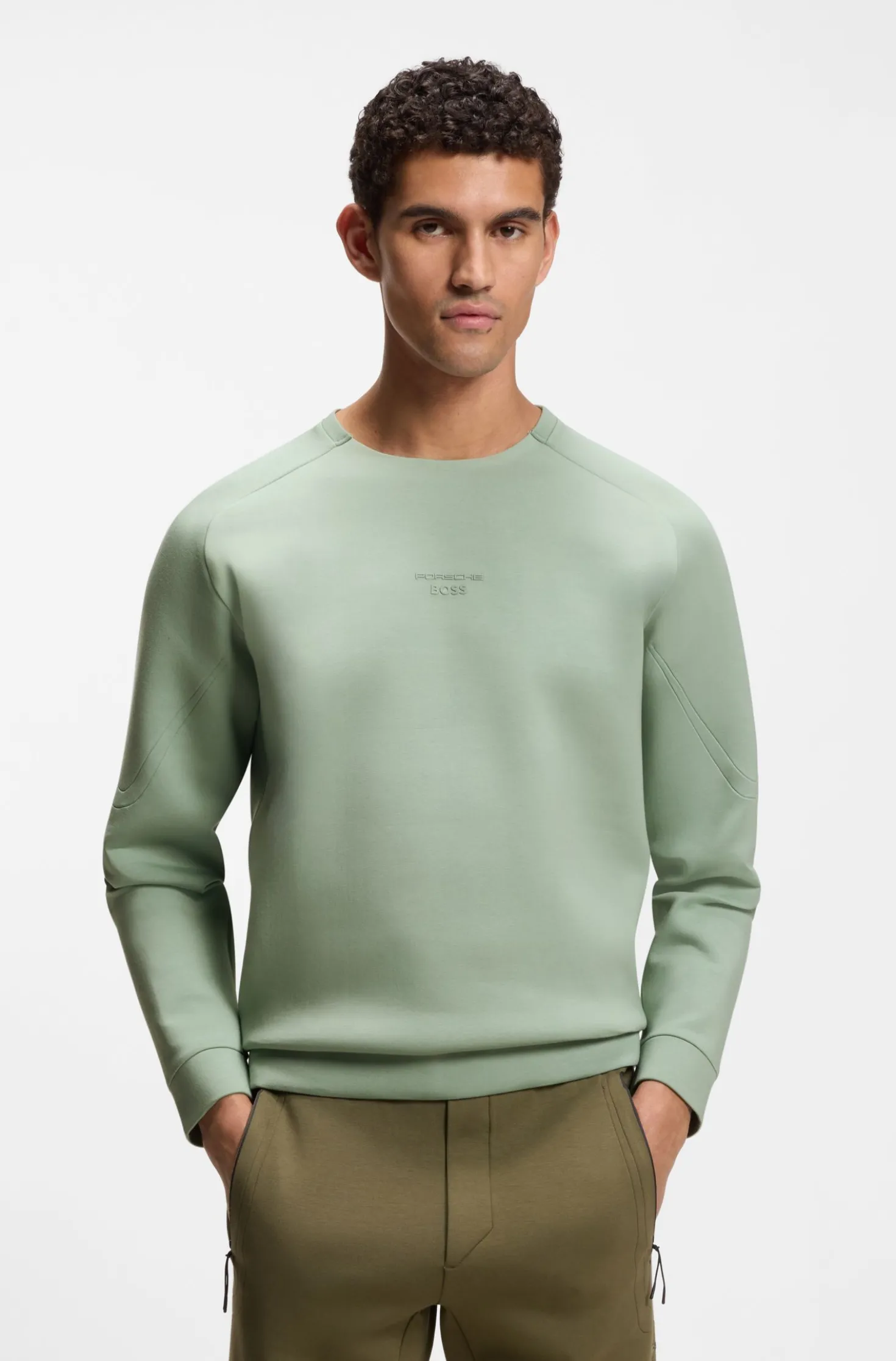Porsche x BOSS sweatshirt with reflective logo