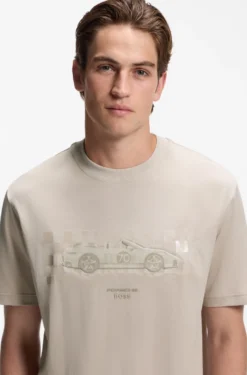 Porsche x BOSS T-shirt with gloss artwork