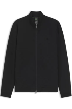 Porsche x BOSS zip-up sweatshirt with Pasha-check jacquard