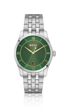 Principle Prestige watch with green textured dial