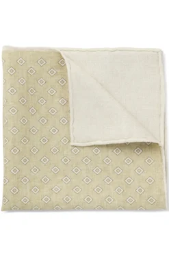 Printed pocket square in silk