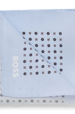 Printed pocket square with logo