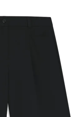 Regular-fit Bermuda trousers with flared leg