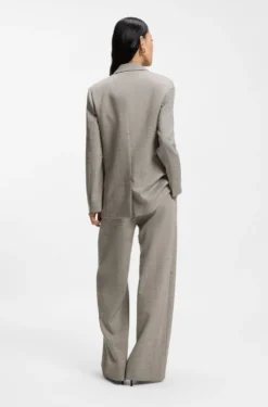 Regular-fit blazer in a wool blend