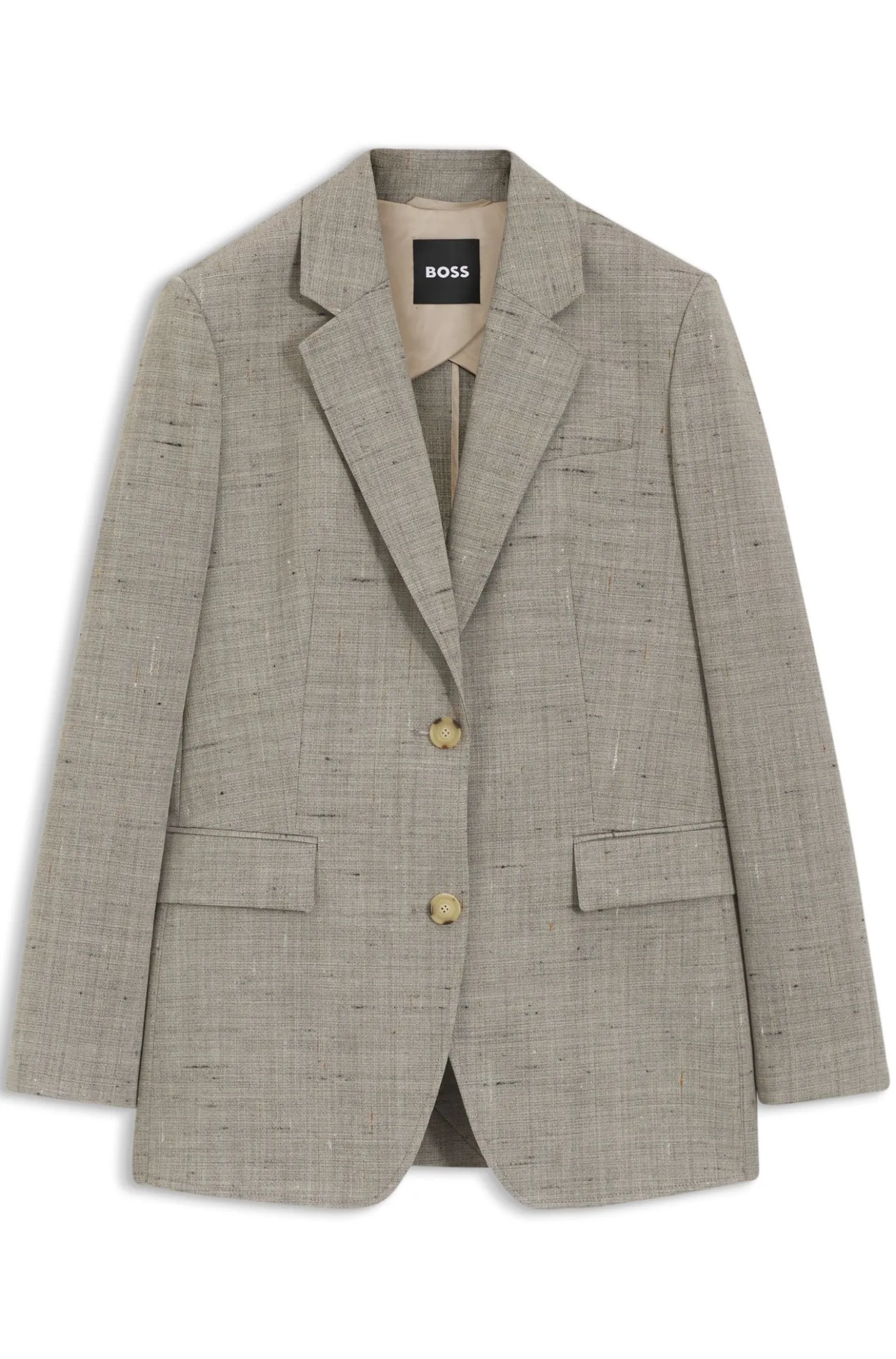 Regular-fit blazer in a wool blend