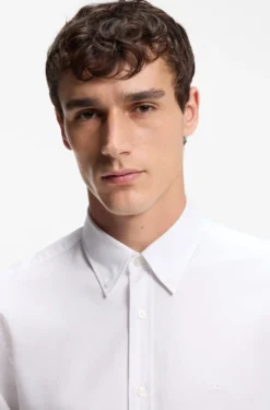 Regular-fit button-down shirt in Oxford cotton