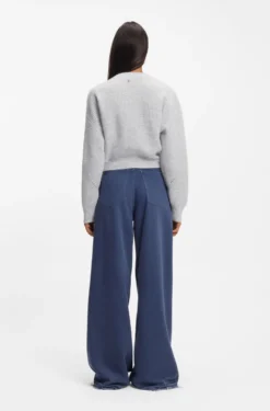 Regular-fit cardigan with open-work stitching