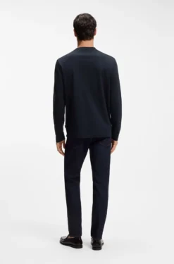Regular-fit cotton T-shirt with subtle logo detail