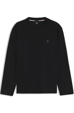 Regular-fit cotton T-shirt with subtle logo detail