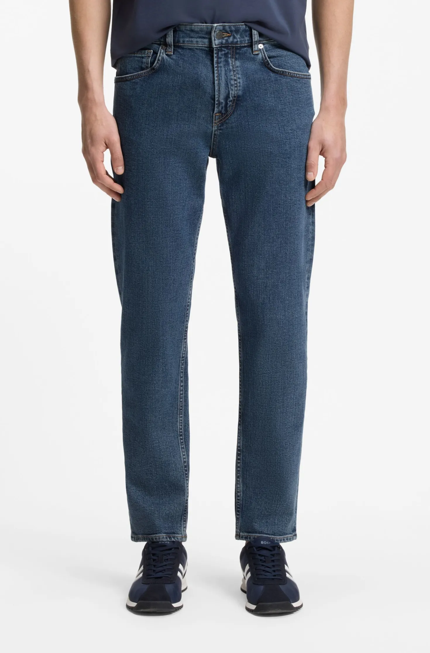 Regular-fit jeans in stretch cotton
