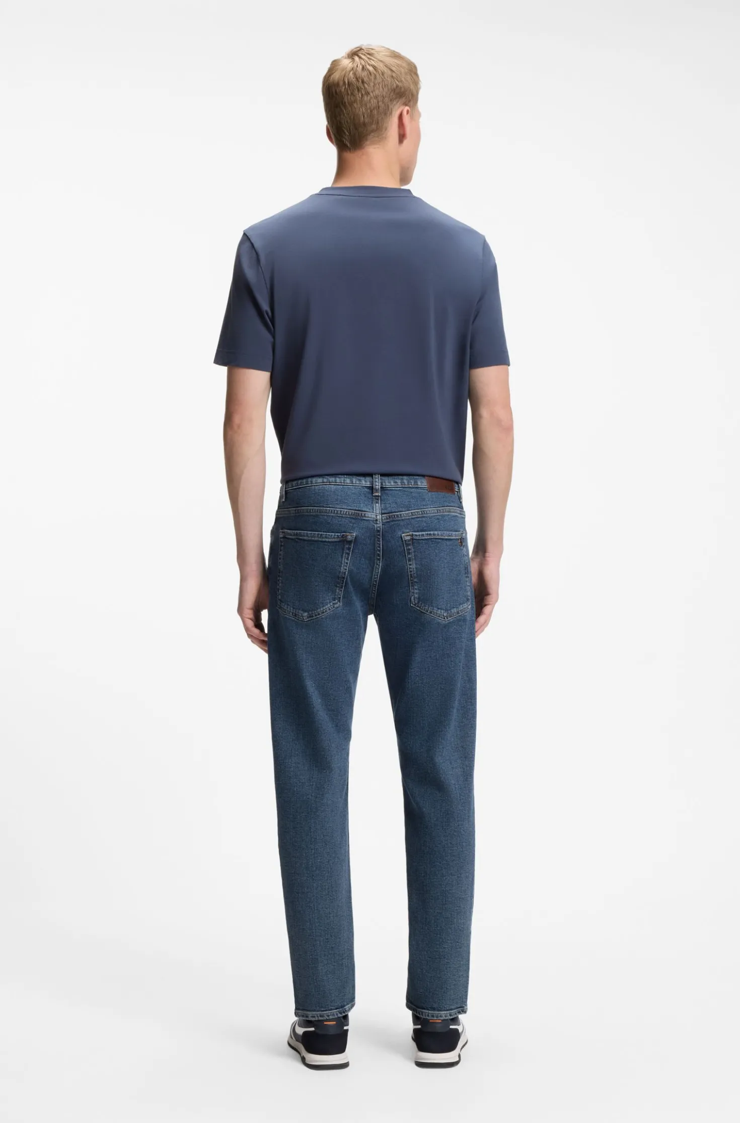 Regular-fit jeans in stretch cotton