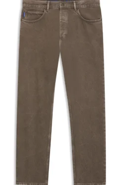 Regular-fit jeans in washed denim
