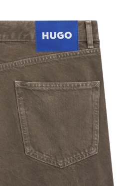 Regular-fit jeans in washed denim