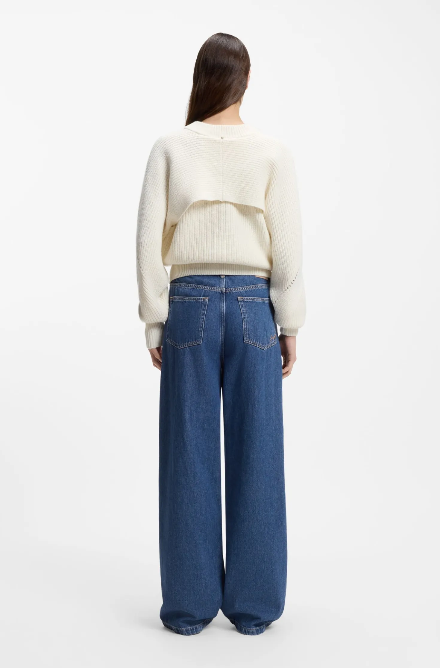 Regular-fit jeans with wide leg