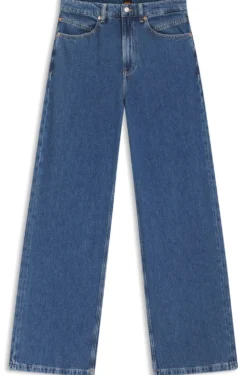 Regular-fit jeans with wide leg