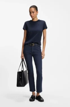 Regular-fit kick flare jeans in stretch denim