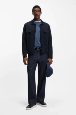 Regular-fit overshirt in cotton