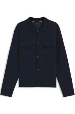 Regular-fit overshirt in cotton