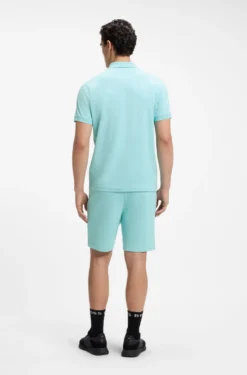 Regular-fit polo with embroidered logo
