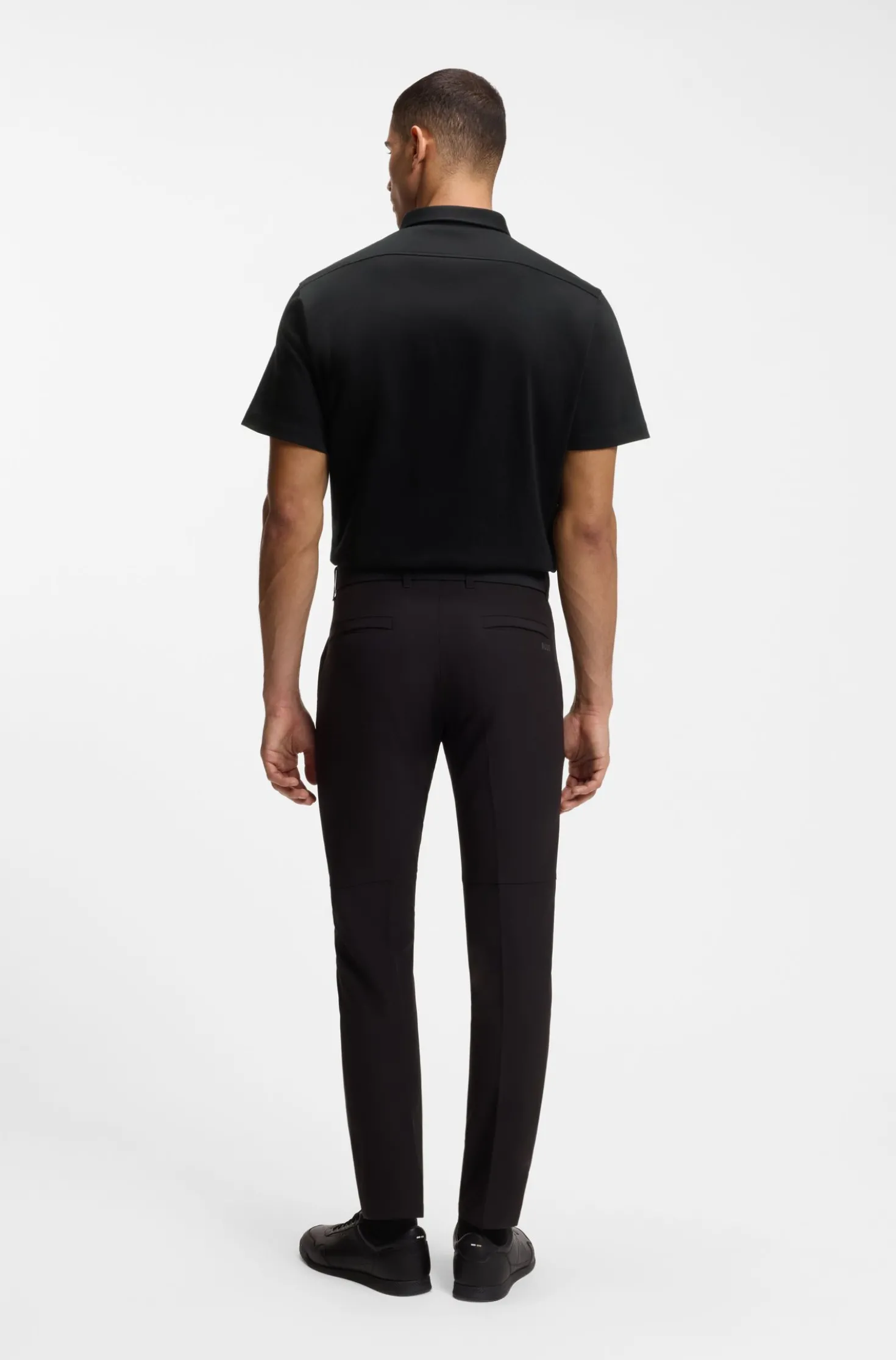 Regular-fit shirt in cotton jersey