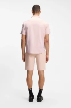 Regular-fit shirt in cotton jersey