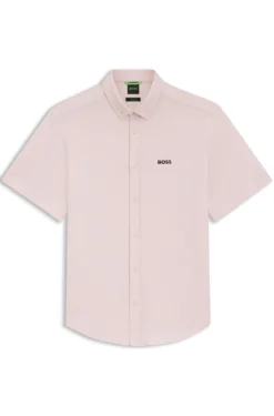 Regular-fit shirt in cotton jersey