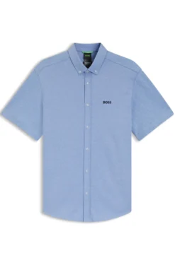 Regular-fit shirt in cotton jersey