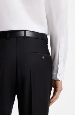 Regular-fit shirt in Italian-made cotton poplin