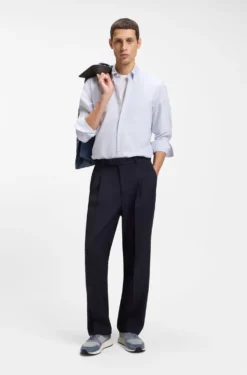 Regular-fit shirt in Oxford cotton