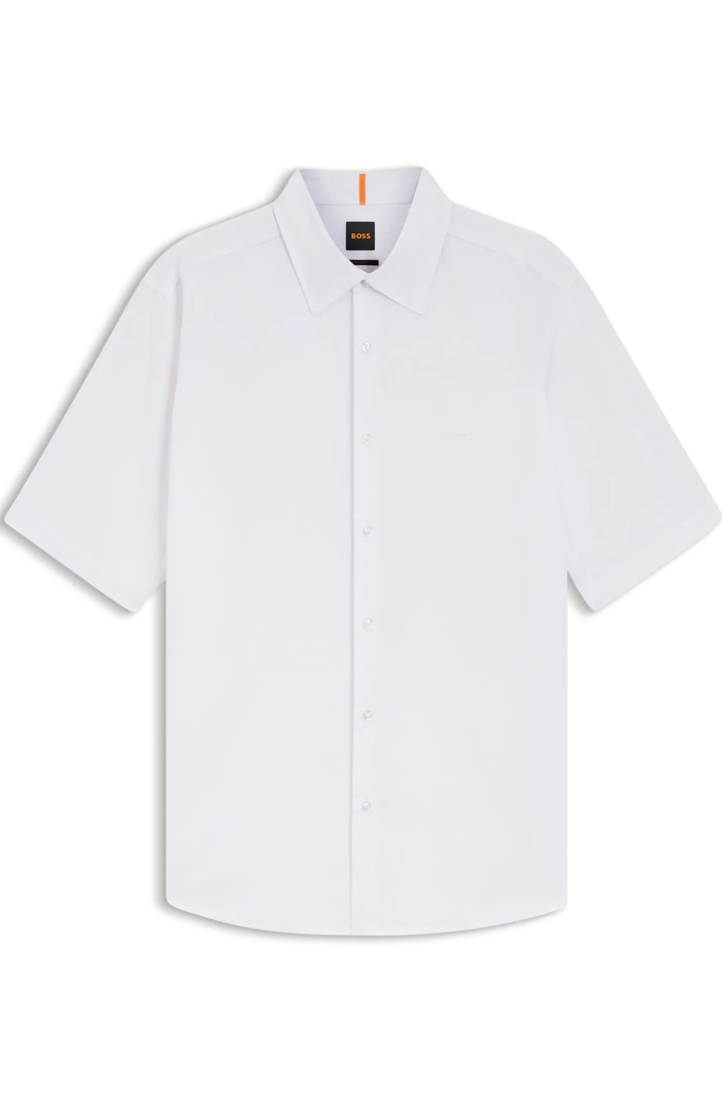 Regular-fit shirt in soft-washed Oxford cotton